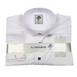 <span class=keywords><strong>Robe</strong></span> arabe Al Noor blanche d'été à manches à revers, Kaftan, Jubah, Abaya, Kandura ethnique <span class=keywords><strong>pour</strong></span> homme, Vêtements musulmans, Thobe, Jalabya - Product Image 1