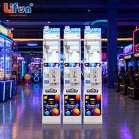 LIFUN Mini machine à griffes verticale à monnayeur, thème spatial, pour la préhension de cadeaux, destinée aux entreprises de divertissement intérieur