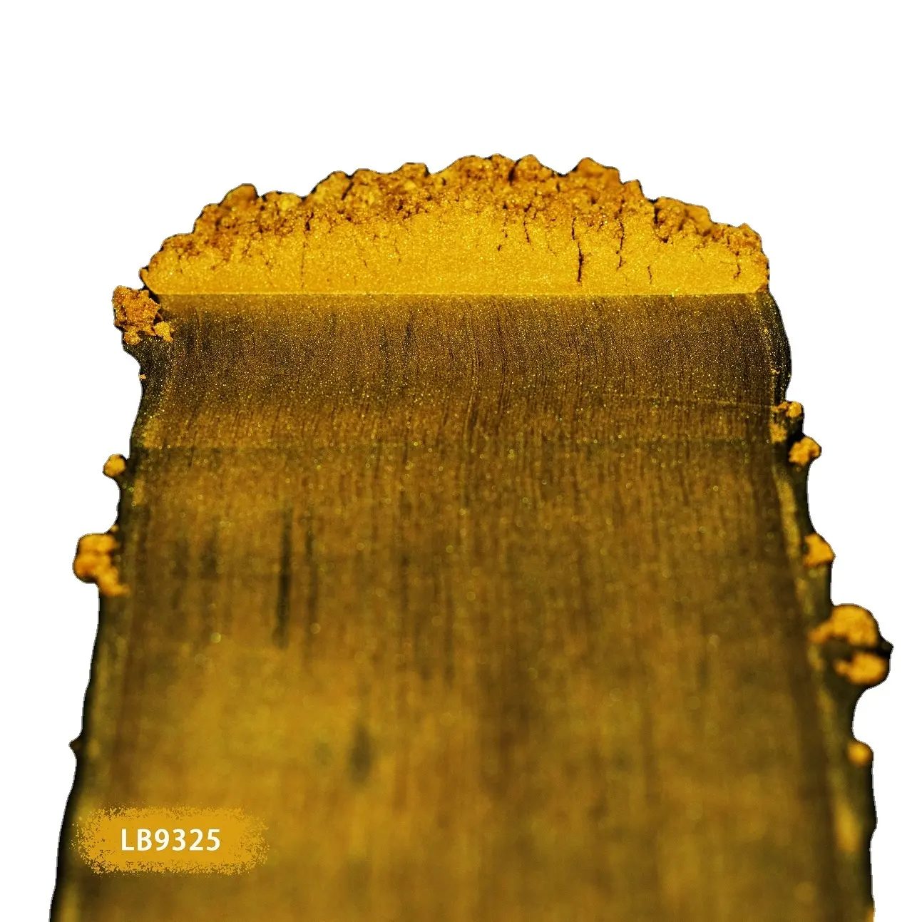 وصمة عار الذهب الأخضر LB9325 5-25um ، الأخضر الاصطناعية الذهب الصباغ ، مسحوق ذهبي