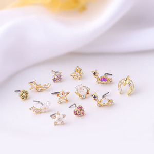 Bijoux <span class=keywords><strong>de</strong></span> corps YW Piercing, <span class=keywords><strong>anneau</strong></span> <span class=keywords><strong>de</strong></span> <span class=keywords><strong>nez</strong></span> <span class=keywords><strong>indien</strong></span> suspendu en acier inoxydable avec breloque, <span class=keywords><strong>anneau</strong></span> <span class=keywords><strong>de</strong></span> <span class=keywords><strong>nez</strong></span> pour femmes, anneaux <span class=keywords><strong>de</strong></span> <span class=keywords><strong>nez</strong></span> et clous - Product Image 3