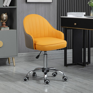 <span class=keywords><strong>Chaise</strong></span> d'ordinateur <span class=keywords><strong>de</strong></span> style nordique - Confortable pour le <span class=keywords><strong>bureau</strong></span> et la maison, idéale pour les longues sessions, table <span class=keywords><strong>de</strong></span> manucure/maquillage, avec roulettes pivotantes et accoudoirs - Product Image 4