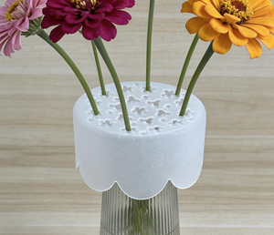 Insert de vase en silicone pour arrangement floral, séparateur de tiges, support de fixation, outil d'arrangement pour fleuristes - Product Image 4