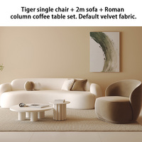 Direktverkauf ab Werk Sofa Maßgefertigtes Gebogenes Weißes Modulares Sofa-Set Wohnzimmer-Sofa
