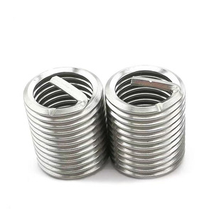 SUS304 thép không gỉ ren tay áo Kích thước số liệu vít ỐNg Lót với đồng bằng kết thúc dây chủ đề chèn để sửa chữa - Product Image 6