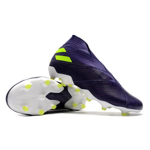 Популярная атмосферная упаковка, Мужская футбольная обувь, Nemeziz 19 + FG, сверхактивные королевские синие клипсы, суперспектральные Кричащие футбольные ботинки - Product Image 4
