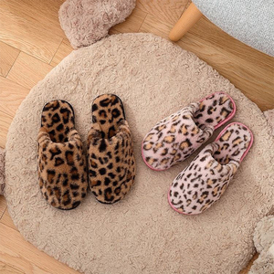 Slip Casual <span class=keywords><strong>in</strong></span> Memory Foam personalizzato con stampa leopardata personalizzata <span class=keywords><strong>in</strong></span> tutto il peluche <span class=keywords><strong>in</strong></span> Memory Foam <span class=keywords><strong>in</strong></span> 100% di <span class=keywords><strong>lana</strong></span> calda invernale <span class=keywords><strong>pantofole</strong></span> pelose - Product Image 4