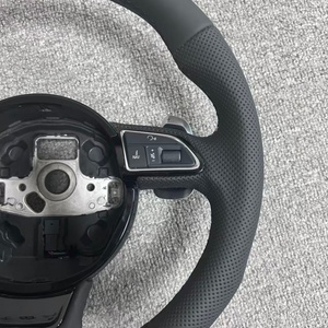 Volante de Cuero Personalizado para Audi A1 A3 A4 A5 <span class=keywords><strong>A6</strong></span> S3 S4 S5 S6 S7 RS3 RS4 RS5 RS6 RS7 S8 B8 B8.5 - Product Image 4