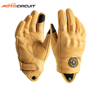 Gants de course en cuir antidérapants à doigts entiers pour le ski et la moto, compatibles avec les écrans tactiles, sports de plein air, imperméables
