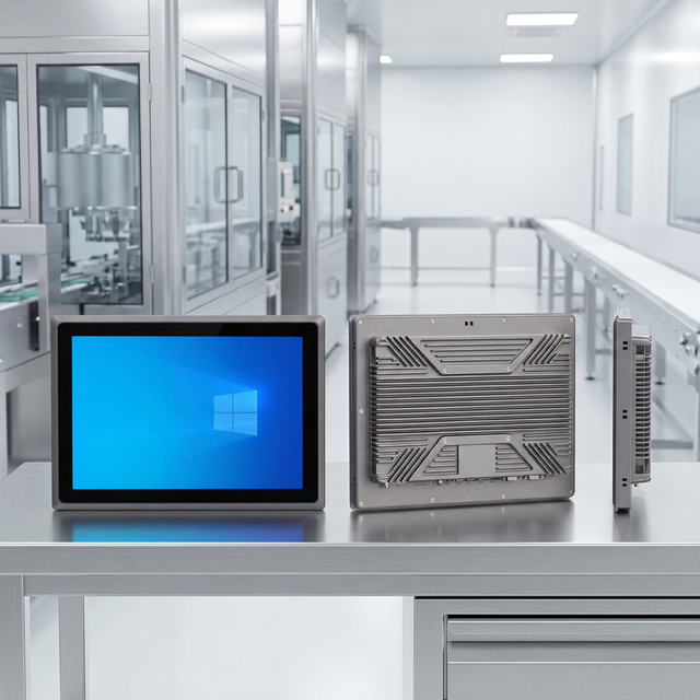 17 Inch J1900 Industrial Panel PC Capacitive Touch Screen All-in-One Computer in Stock IP65 Protection