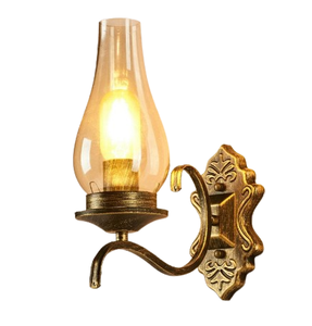 Candelabro de vela de Metal para decoración de pared de dormitorio, candelabro de pared de Metal de bronce para decoraciones interiores y exteriores - Product Image 6