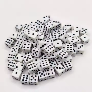 <span class=keywords><strong>5mm</strong></span> <span class=keywords><strong>DICE</strong></span> Trắng Acrylic Casino cờ Bạc giải trí - Product Image 4