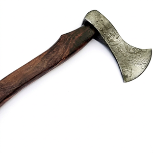Hacha de supervivencia de acero de Damasco de 16 pulgadas Titan Pro de alta calidad, hacha duradera, cabeza de hacha resistente, madera para acampar, actividades al aire libre - Product Image 1