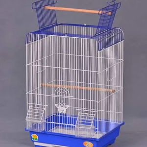 Kuş kafesi ferforje Parakeets kafes açık üst oynamak ve haddeleme <span class=keywords><strong>stand</strong></span>ı küçük kuş kafesi