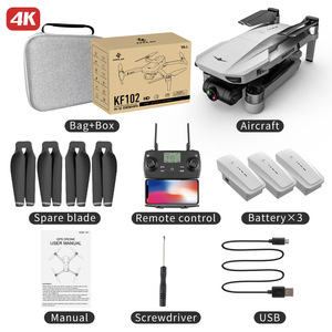 Drone Kf 102 Gps 8k Double Caméra Hd 2 axes Cardan Moteur Brushless Photographie aérienne 1200m Rc Quadcopter pliable Mini Dron <span class=keywords><strong>Kf102</strong></span> - Product Image 2