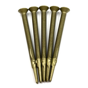 <span class=keywords><strong>Viti</strong></span> Autoperforanti da <span class=keywords><strong>Legno</strong></span> a Metallo 14X2-3/4" con Testa Torx/Phillips e Punta Svasata - Product Image 6