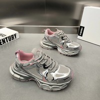 Chaussures de sport décontractées pour femmes Daddy, semelles épaisses et rehaussantes, toutes chaussures tendance pour femmes
