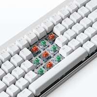 Clavier de jeu filaire MCHOSE Ace 68 à interrupteurs magnétiques à effet Hall, latence ultra-faible 8K, éclairage RGB, touches PBT profil Cherry