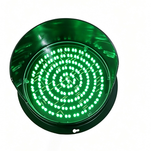 Semaforo LED Rosso Giallo Verde da 100mm 4 Pollici DC12V DC24V Certificato CE Adatto per il Controllo dei Segnali a Piccole Incroci Stradali - Product Image 4