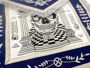 Custom Design Pillars Master Carpet Handmade/Machine Made Bullion Masonic Cheap Wholesale <b>Apron</b> - Product Image 2