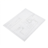 Rouleau de papier calque de 50 à 180 g/m², blanc, 12 pouces x 50 yards (lot de 2) - pour le dessin, le traçage, l'esquisse, la couture de patrons
