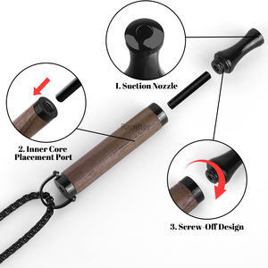 Collier inhalateur d'huile essentielle personnalisé avec logo, saveur de fruits naturels, aromathérapie, soulagement de l'anxiété, respiration, méditation - Product Image 3