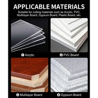 Fraise à un seul cannelure FEIDA pour routeur CNC, revêtement DLC, en acier au tungstène, pour découpe acrylique et PVC, fraise spirale 3.175/4/6mm