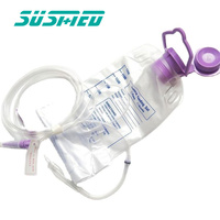 Sac d'alimentation entérale jetable en PVC médical pour nutrition entérale