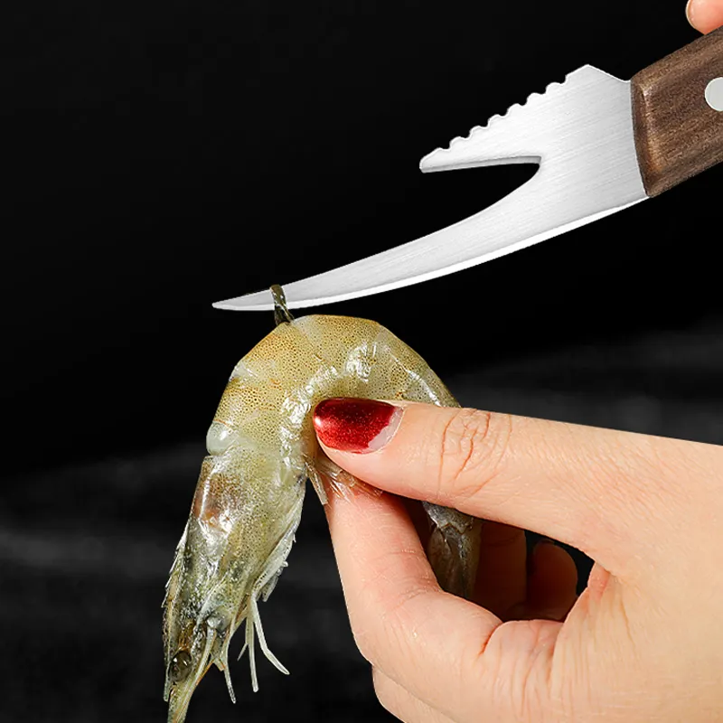 Multifunktion ales Shrimp Line Fish Maw Messer Shrimp Cleaner Messer Werkzeug und Schäler Edelstahl Shrimp Reinigungs werkzeug