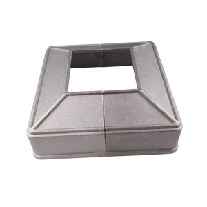 Cubierta de Placa para Poste de Aluminio 2x2, Cubierta de Base para Poste, 2 Piezas, Diseño Compatible - Product Image 3