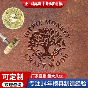 Molde de cobre para estampado en caliente, diseño personalizado, logotipo en relieve 3D, troquel para impresión y embalaje - Product Image 5