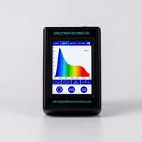 Spectrophotomètre portable visible à résolution 1nm, 400-700nm, mesure de la couleur du cuir, colorimètre numérique, logiciel USB