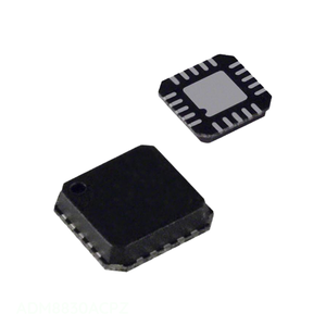 Componentes de Circuitos Electrónicos en Existencia, CI CHARGE PUMP REG TFT 20 LFCSP, Administración de Energía (PMIC) ADM8830ACPZ 20 VFQFN, Contacto Expuesto - Product Image 1