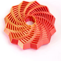 5 Piezas de Juguetes Sensoriales Antiestrés de Plástico Fractal Hechos a Mano, con Diseño en Espiral para las Fiestas