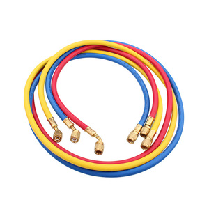 Car <b>Air</b> <b>Conditioning</b> Refrigerant Charging Hose 1/4 5/16 Brass R22 R410A High Pressure Resistant - Product Image 2