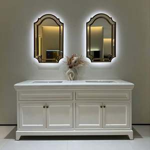 Mueble de Baño Moderno de Diseño Europeo, Mueble de Baño Independiente de Madera Maciza - Product Image 2