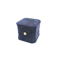 Caja de Joyería Portátil de Cartón con Logotipo Personalizado de Lujo, Diseño Moderno con Grabado, Estuche para Regalo del Día de San Valentín, para Anillos y Collares