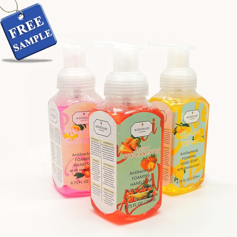Бесплатный образец ароматизированного пенного мыла для рук по заводской цене