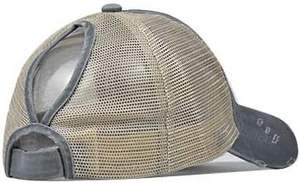 Gorras Personalizables con Logotipo, Gorra de Béisbol con Cola de Caballo, Gorra Desgastada de Algodón Lavado, Gorras Vintage para Mujer para Actividades al Aire Libre - Product Image 4