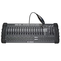 Console d'équipement du DJ Éclairage de scène Console de DMX-384 Dmx Contrôleur du DJ Programmable 384 canaux Console d'éclairage de scène 16 curseurs