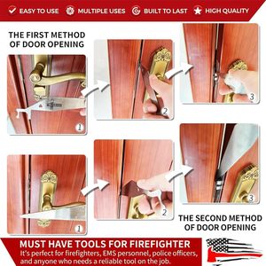 Serrure d'ouverture de porte en acier inoxydable <span class=keywords><strong>outil</strong></span> de cueillette d'incendie <span class=keywords><strong>pompier</strong></span> multi-<span class=keywords><strong>outil</strong></span> outils portables de pompiers pour la lutte contre l'incendie - Product Image 6