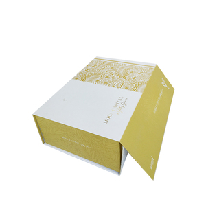 Cierres la ventana tapa plegable paquete de cartón con caja de <span class=keywords><strong>Sushi</strong></span> blanco plegable magnética plana cajas - Product Image 3
