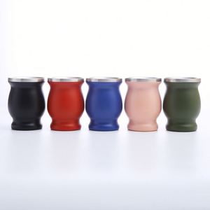 Gobelet compact incurvé en acier inoxydable léger pour usage domestique, café, vin - Product Image 3