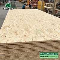 Panneau OSB en bois de pin et peuplier de haute qualité E0 Enf, panneau de particules OSB 18mm 4x8, feuille de contreplaqué OSB, planche OSB, panneaux OSB pour meubles de cabinet