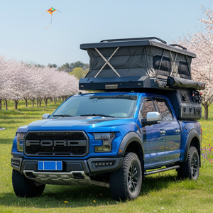 Camion-camping-car en aluminium léger personnalisé en usine <span class=keywords><strong>caravane</strong></span> RV superposé pliable moderne d'excellentes caractéristiques de remorque de voyage pour le ramassage - Product Image 2