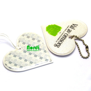 Giá Rẻ Giá Tùy Chỉnh Hình Trái Tim Mềm PVC Phản Quang Keychain Nhựa Phản Chiếu Móc Chìa Khóa <span class=keywords><strong>Keyring</strong></span> Cho Khuyến Mãi - Product Image 4
