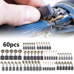 60pcs balais de charbon moteur comprend 10 spécifications différentes pour l'entretien pratique de la brosse moteur accessoire pour outil électrique - Product Image 2