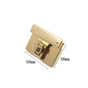 Deepeel AL626 हार्डवेयर सामान उपहार बॉक्स पर्स ताले अकवार बैग मोड़ ताला चूल बारी ताला - Product Image 2