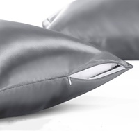 Taie d'oreiller en soie de polyester taie d'oreiller en satin de soie de mûrier solide de refroidissement pour la maison de bonne qualité