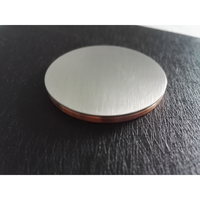 Cible en palladium Pd 1'' 2'' 3'' Disque en palladium Plaque en palladium Feuilles de palladium Matériaux pour le revêtement et les bijoux