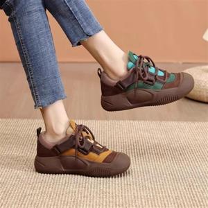 Chaussures pour femmes tendance 2024, légères, antidérapantes, polyvalentes, décontractées, augmentant la taille, style populaire pour la marche - Product Image 3